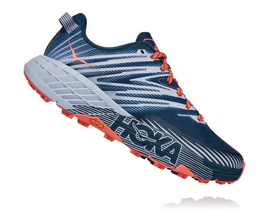 Hoka One One Spor Ayakkabı Kadın Lacivert/Beyaz - Speedgoat 4 - TC9167204